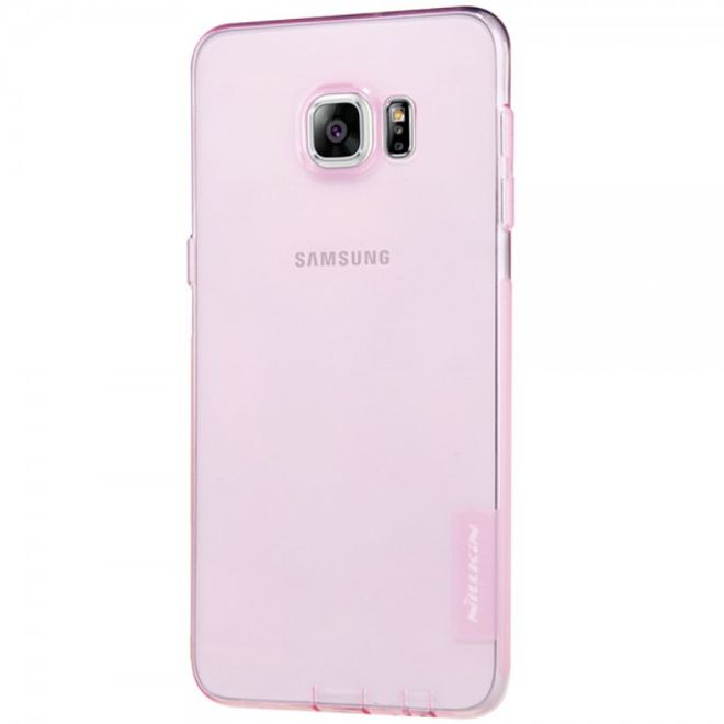 Galaxy S6 Edge Plus Natürliches, dünnes und elastisches Plastik Case von Nillkin - pink