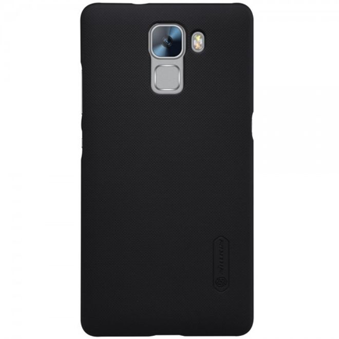 Huawei Honor 7 Mattes, hochwertiges Hart Plastik Case von Nillkin - schwarz