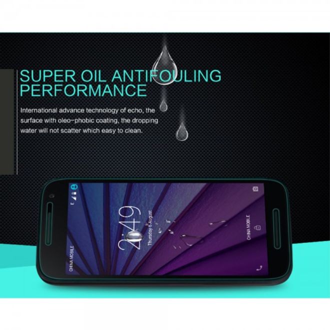Motorola Moto G (3 Gen) Glas Anti-Explosions Schutzfolie aus gehärtetem von Nillkin mit Stärke H+
