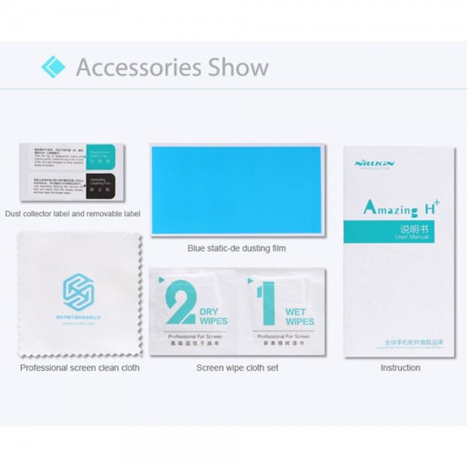 Motorola Moto G (3 Gen) Glas Anti-Explosions Schutzfolie aus gehärtetem von Nillkin mit Stärke H+