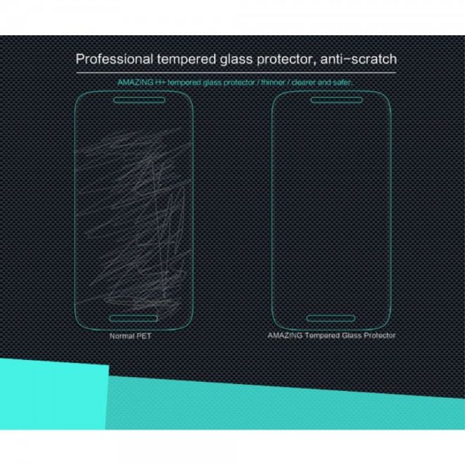 Motorola Moto G (3 Gen) Glas Anti-Explosions Schutzfolie aus gehärtetem von Nillkin mit Stärke H+