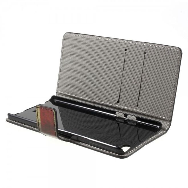 Wiko Highway Pure 4G Leder Case mit UK Flagge retro-style