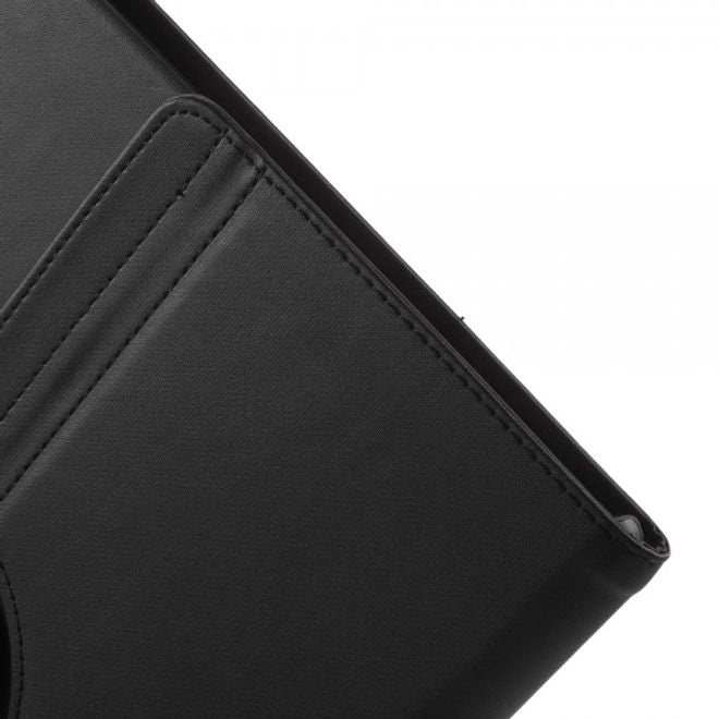 Étui intelligent en cuir pour iPad Pro 12,9 pouces, avec texture textile et fonction support - noir