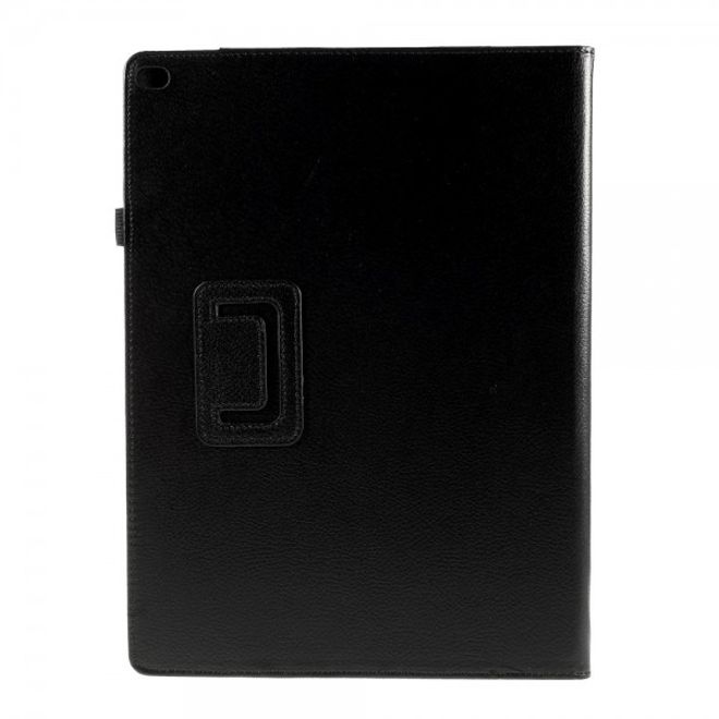iPad Pro 12.9 Schutzhülle - Leder Bookcover mit Standfunktion - schwarz