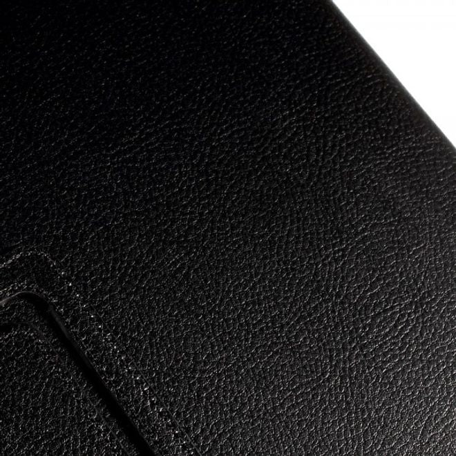 iPad Pro 12.9 Schutzhülle - Leder Bookcover mit Standfunktion - schwarz