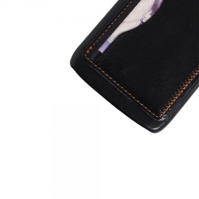 Alcatel One Touch Idol 3 4.7 Hart Plastik Case mit lederartigem Bezug im retro-look - schwarz