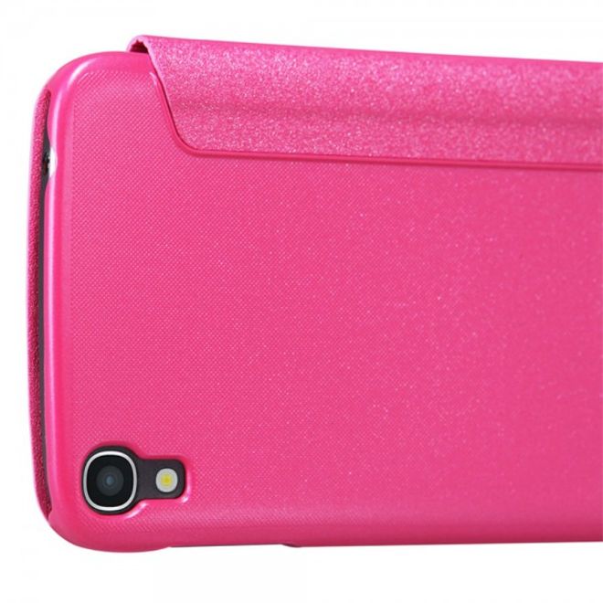 Alcatel One Touch Idol 3 5.5 Nillkin Sparkle Series Leder Case - rosa