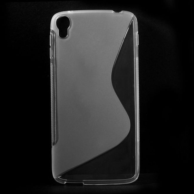 Alcatel One Touch Idol 3 5.5 Elastisches Plastik Case S-Shape - transparent