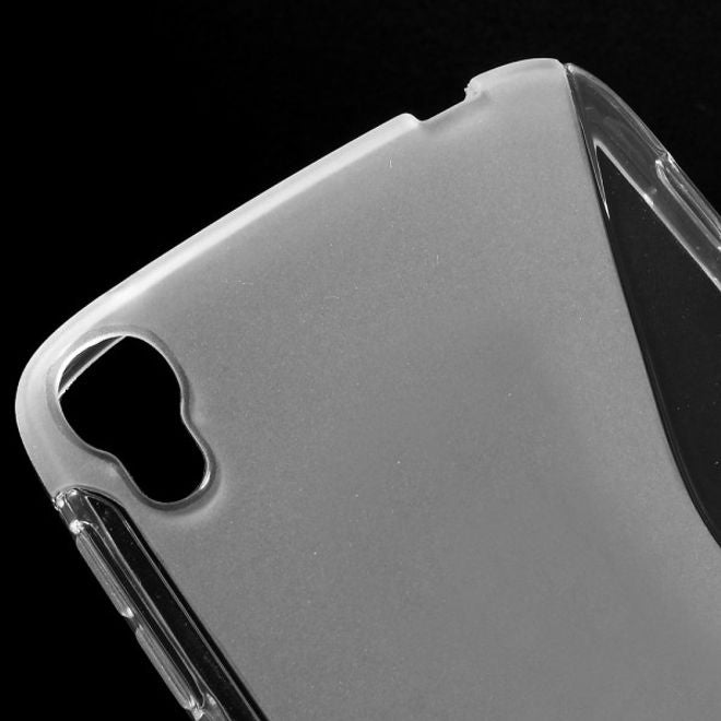 Alcatel One Touch Idol 3 5.5 Elastisches Plastik Case S-Shape - transparent