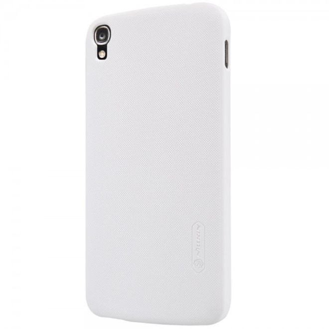 Nillkin - Alcatel One Touch Idol 3 5.5 Hülle - Plastik Case - Super Frosted Shield Series - weiss