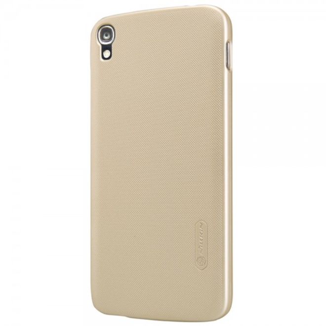 Nillkin - Alcatel One Touch Idol 3 5.5 Hülle - Plastik Case - Super Frosted Shield Series - gold