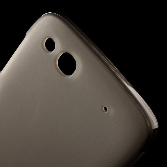 Alcatel One Touch Idol Alpha Elastisches, mattes Plastik Case - grau