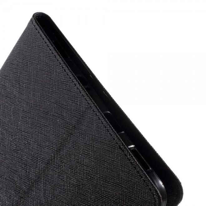 Goospery - Samsung Galaxy Tab S2 8.0 Hülle - Tablet Bookcover - Fancy Diary Series - schwarz