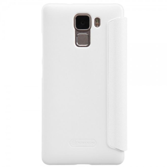 Huawei Honor 7 Nillkin Sparkle Series Leder Case - weiss