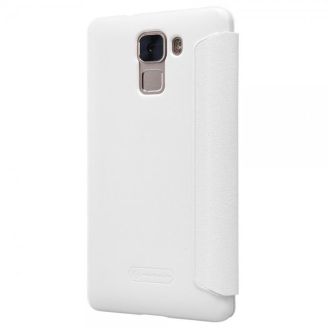 Huawei Honor 7 Nillkin Sparkle Series Leder Case - weiss