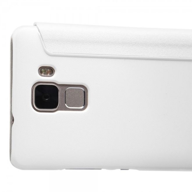 Huawei Honor 7 Nillkin Sparkle Series Leder Case - weiss