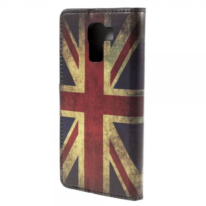 Huawei Honor 7 Leder Case mit UK Flagge retro-style