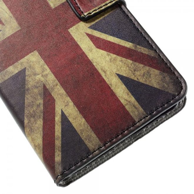 Huawei Honor 7 Leder Case mit UK Flagge retro-style