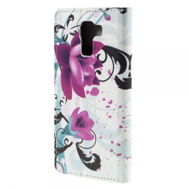 Huawei Honor 7 Leder Case mit Lotus Blumen