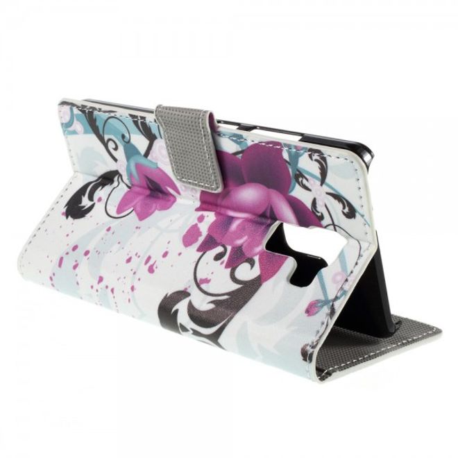 Huawei Honor 7 Leder Case mit Lotus Blumen