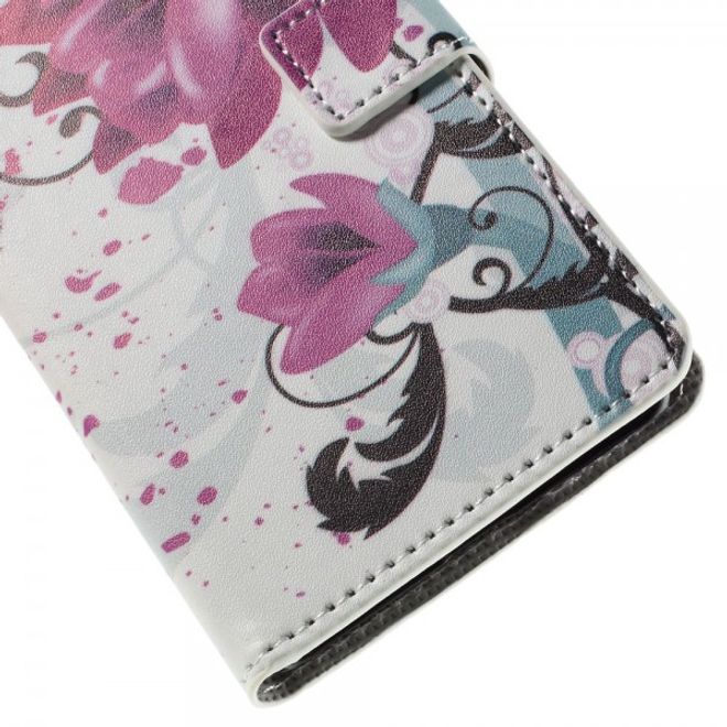 Huawei Honor 7 Leder Case mit Lotus Blumen