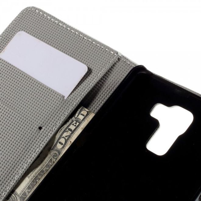 Huawei Honor 7 Leder Case mit Lotus Blumen