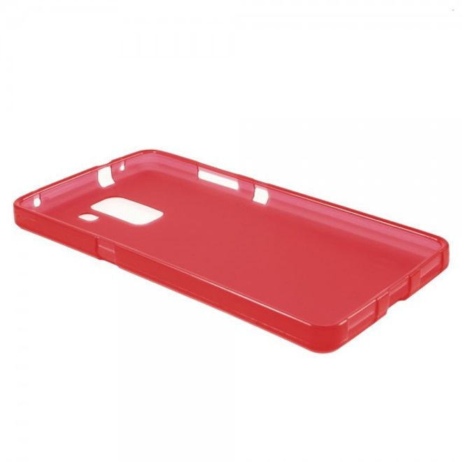 Huawei Honor 7 Elastisches, mattes Plastik Case - rot