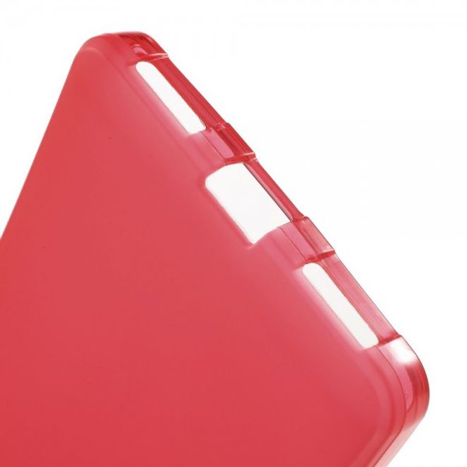 Huawei Honor 7 Elastisches, mattes Plastik Case - rot