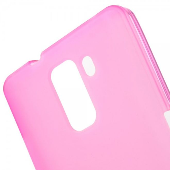 Huawei Honor 7 Elastisches, mattes Plastik Case - rosa