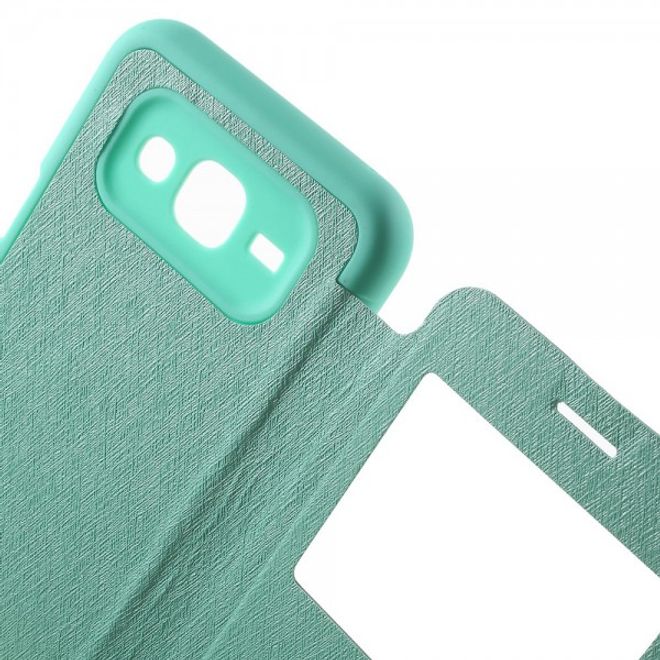 Goospery - Samsung Galaxy J5 (2015) Hülle - Handy Plastik Bookcover - WOW Bumper Series - mint