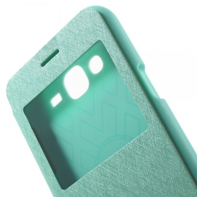 Goospery - Samsung Galaxy J5 (2015) Hülle - Handy Plastik Bookcover - WOW Bumper Series - mint