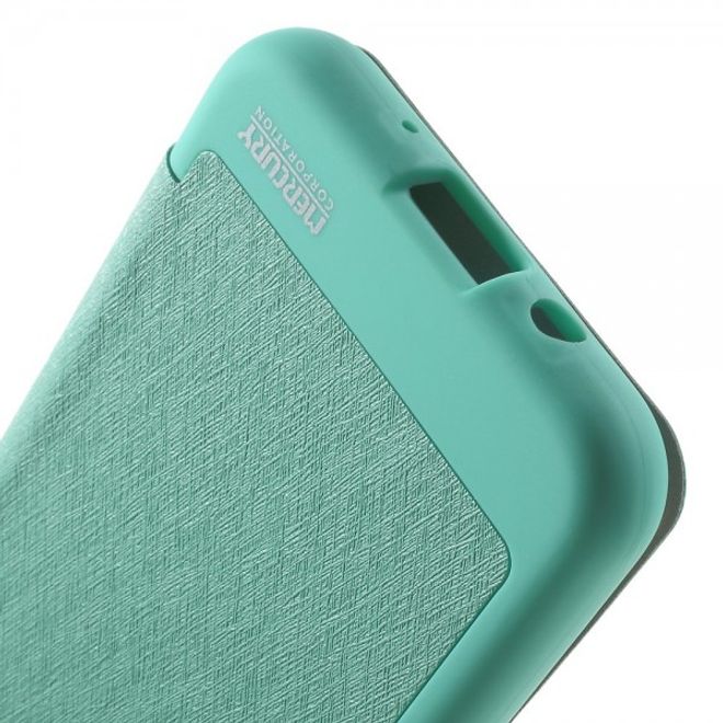 Goospery - Samsung Galaxy J5 (2015) Hülle - Handy Plastik Bookcover - WOW Bumper Series - mint