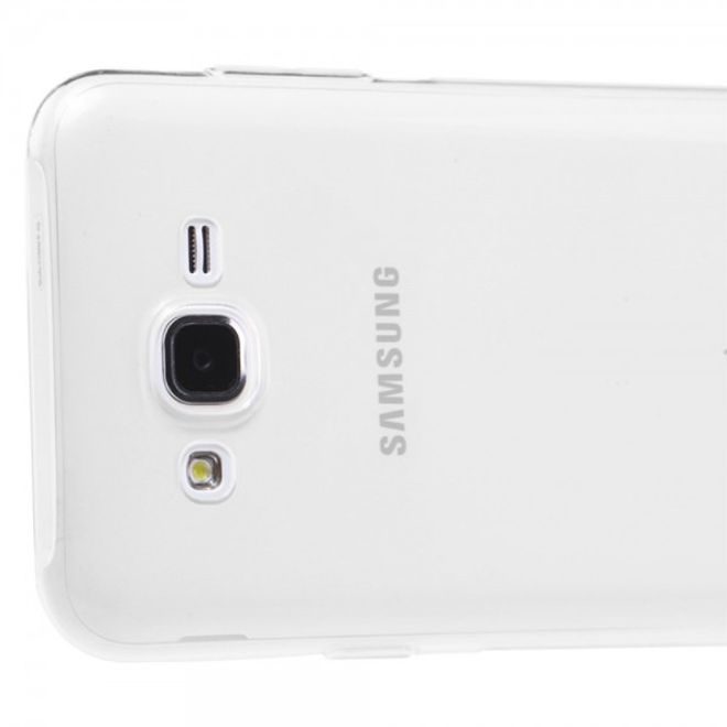 Samsung Galaxy J5 Nillkin Nature Elastisches Plastik Case - weiss