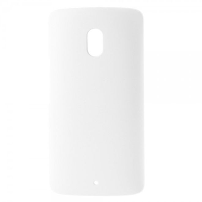 Motorola Moto X Play Gummiertes Hart Plastik Case - weiss