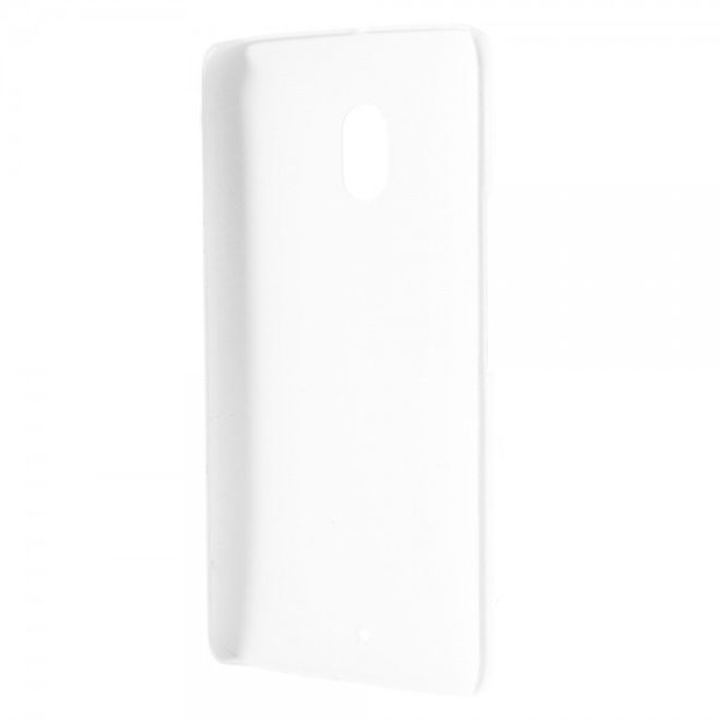 Motorola Moto X Play Gummiertes Hart Plastik Case - weiss