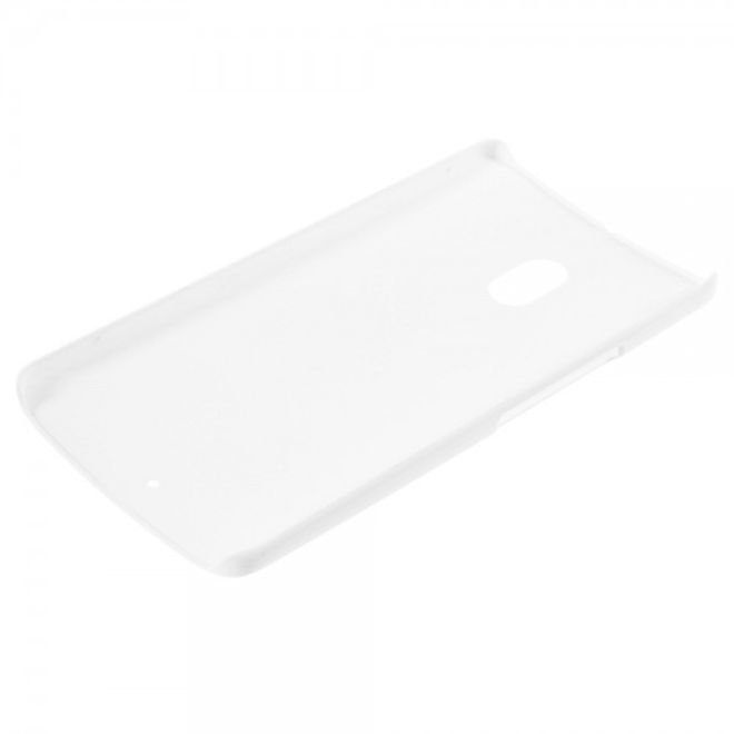 Motorola Moto X Play Gummiertes Hart Plastik Case - weiss