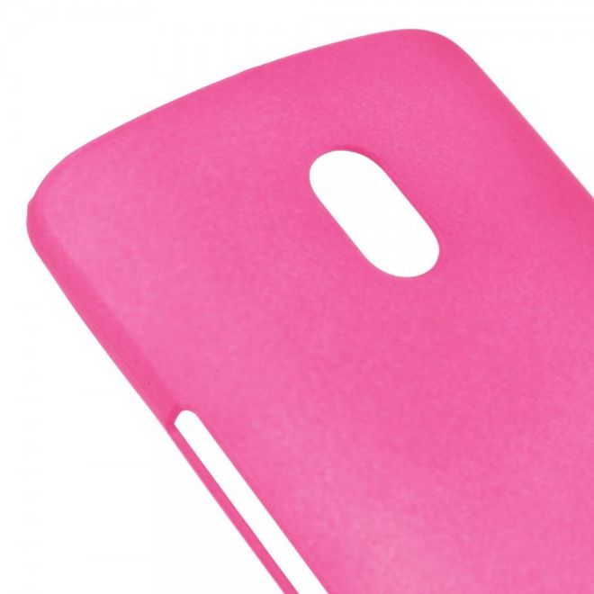 Motorola Moto X Play Gummiertes Hart Plastik Case - rosa