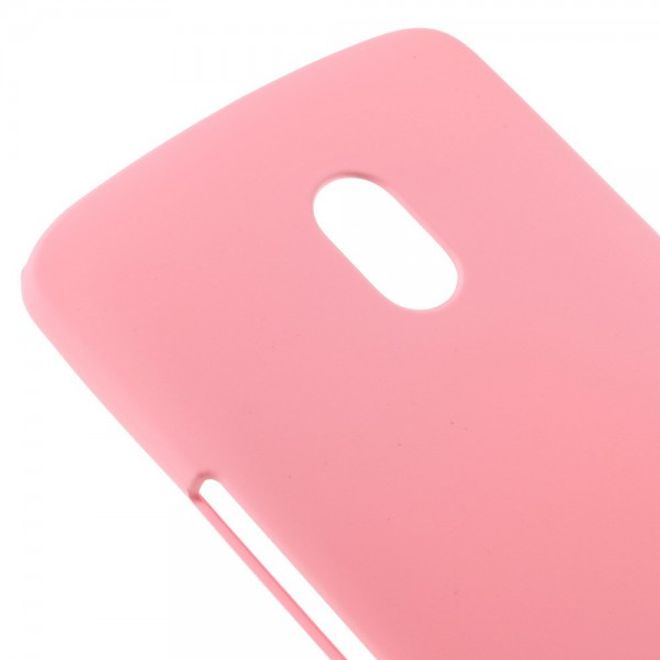Motorola Moto X Play Gummiertes Hart Plastik Case - pink