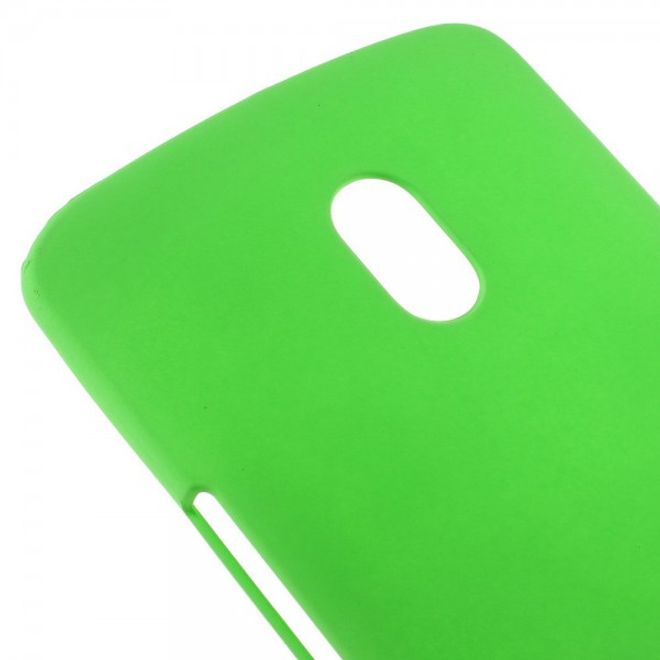 Motorola Moto X Play Gummiertes Hart Plastik Case - grün