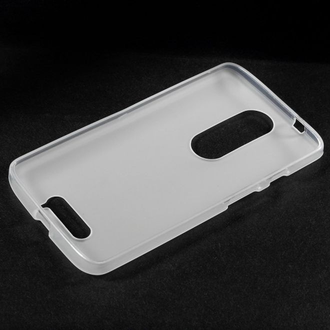 Motorola Moto X3 Mattes, elastisches Plastik Case - transparent