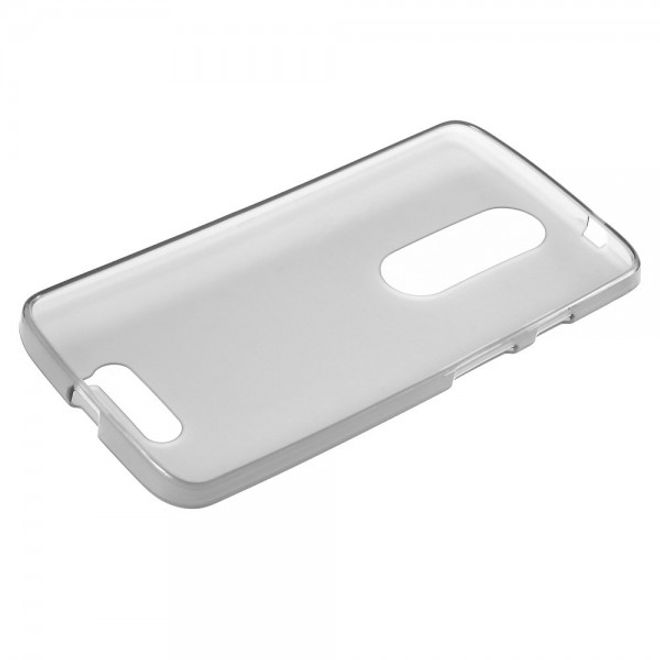 Motorola Moto X3 Mattes, elastisches Plastik Case - grau