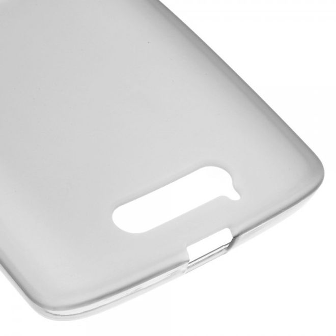 Motorola Moto X3 Mattes, elastisches Plastik Case - grau