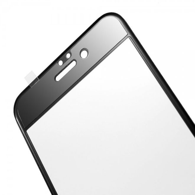 iPhone 6 Plus/6S Plus Schutzfolie aus gehärtetem Glas für die komplette Vorderseite von Amorus - schwarz