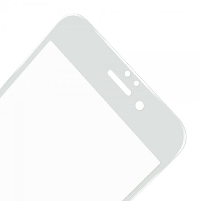 iPhone 6 Plus/6S Plus Schutzfolie aus gehärtetem Glas für die komplette Vorderseite von Amorus - weiss