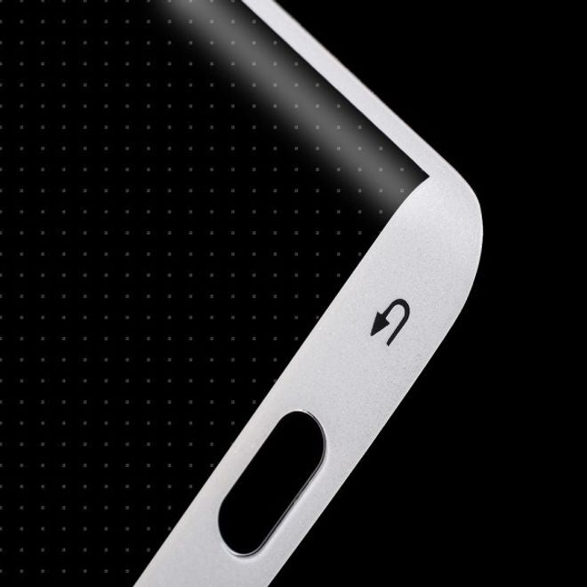 Galaxy S6 Edge Plus Vorderseite Komplettschutz aus Gorilla Glas von Amorus - weiss