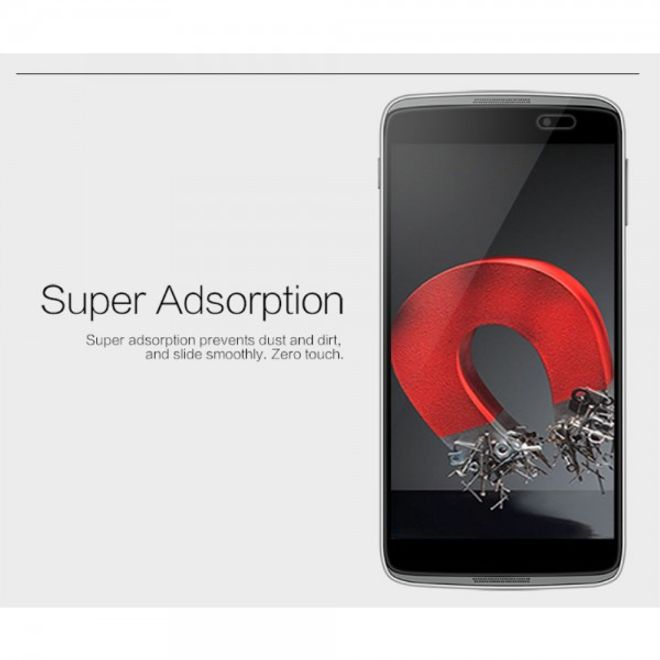 Alcatel One Touch Idol 3 5.5 Nillkin Schutzfolie mit Anti-Fingerabdruck Beschichtung