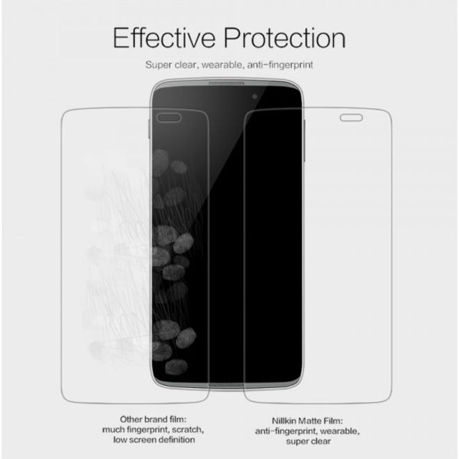 Alcatel One Touch Idol 3 5.5 Nillkin Schutzfolie mit Kratzschutz Beschichtung