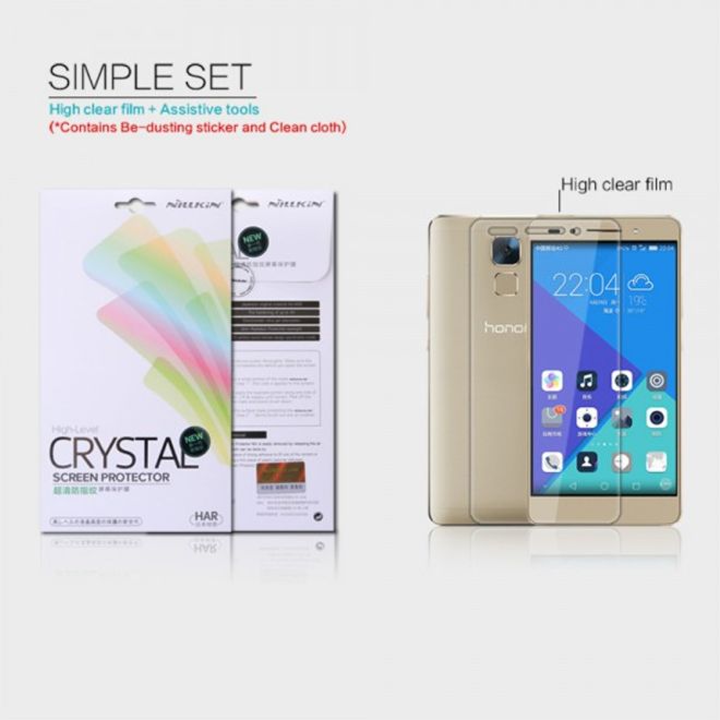 Huawei Honor 7 Schutzfolie mit Anti-Fingerabdruck Beschichtung von Nillkin