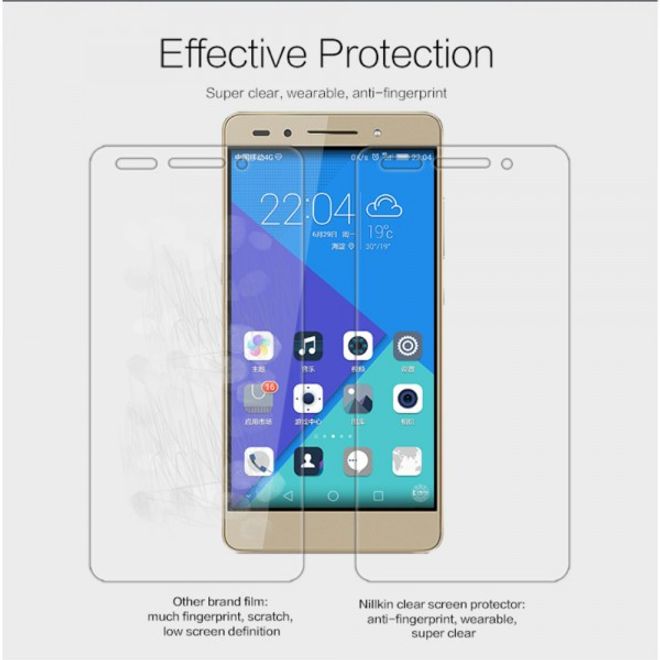 Huawei Honor 7 Schutzfolie mit Anti-Fingerabdruck Beschichtung von Nillkin