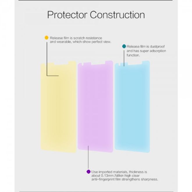 Huawei Mate S Schutzfolie mit Anti-Fingerabdruck Beschichtung von Nillkin - ultraklar